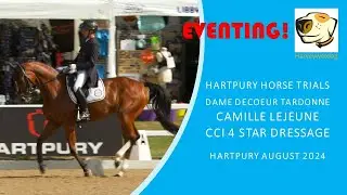Camille Lejeune & Dame Decoeur Tardonne CCI 4*S dressage at International Hartpury Horse Trials