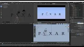 Creating a Pixar logo in Blender  Speed Art
