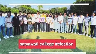 satyawati college election  experience #election2023 #college #collegevlog #duelection