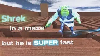 Shrek In A Maze But He Is SUPER Fast - Garry's mod