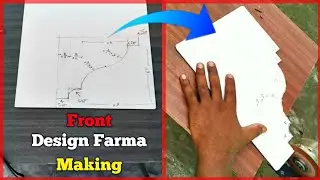 Front roof design frame, front molding pop Design farma making and cutting,#S pop design farma#