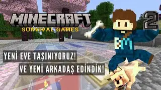 Minecraft | Survival Games 2. Bölüm | Yeni Ev ve Yeni Dost !🐶 | Server Sıfırlanıyor!