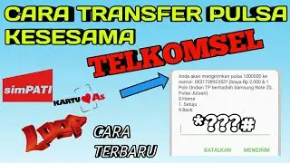 cara transfer pulsa telkomsel