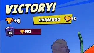 Skin = win underdog 🤑🔥⭐️ #brawlstars #crow #underdog #gameplay