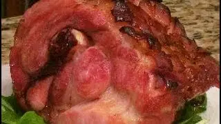 Grilled Glazed Ham