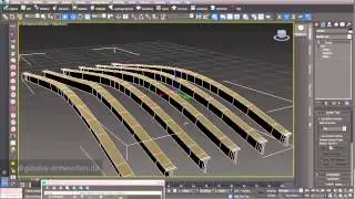 Grid structures 01: grid structures and trusses built out of splines in 3ds max