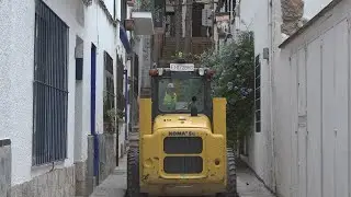 Les obres al casc antic de Sitges, aturades