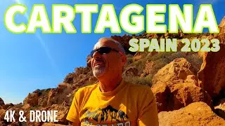 CARTAGENA SPAIN 2023 - TOUR - I FIND THE PERFECT CITY BEACH - 4K & Drone