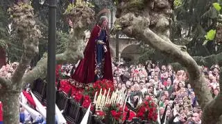 Avilés Semana Santa baile y reverencia  de los 