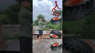 Tractor Rotation to Dancing Alien, Spiderman, Gorilla, Cute bhabhi - vfx magical video #shortsfeed