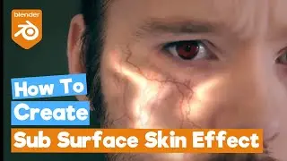 Blender Compositing VFX Tutorial : Sub Surface Skin Effect (Tracking and Masking)