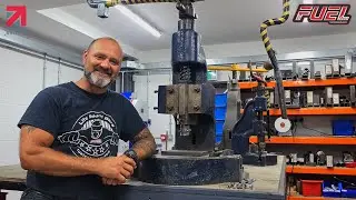 Pressing Aftermarket Motorcycle Exhaust Parts using British Fly Press Machines - Fuel Exhausts