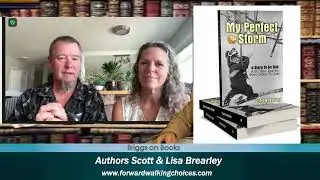 Authors Scott and Lisa Brearley featured on the talk show Briggs on Books