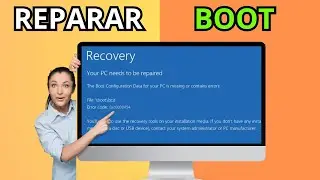 Reparar ERROR de BOOT en Windows: Boot Configuration Data Missing or Contains Errors