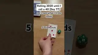 Rolling 2D20 until I roll a 40 (Day 77)