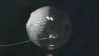 Alka-Seltzer added to sheat of water in microgravity