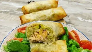 BRICK AU SAUMON ET AUX POIREAUX.INCROYABLEMENT DIFFÉRENT ET CROUSTILLANT.