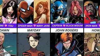 Marvel Characters And Their Children