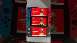 Mario Odyssey - Switch Lite vs Standard vs Oled | Speed test comparison! 