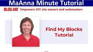 Find My Blocks Plugin Tutorial