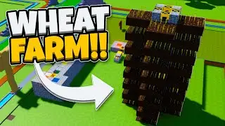 I made a WHEAT FARM!! || Block Tycoon ROBLOX