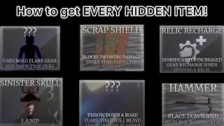 Roblox Survive The Night HOW TO GET ALL HIDDEN ITEMS!
