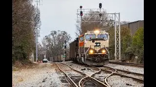 Burlington Northern Lives On - Trains of Norfolk Southern South of Atlanta