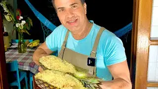 CAMARÃO CREMOSO NO ABACAXI!