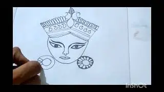 Devi Drawing #Navarati Drawings