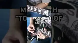 Megadeth - Tornado of Souls Guitar Solo Cover #megadeth #tornadoofsouls  #martyfriedman #shred