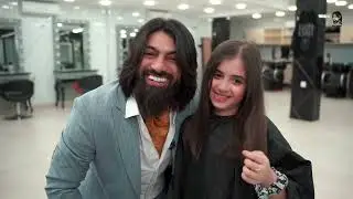 قص شعر لاجمل بنوته بيد الكوافير بسام