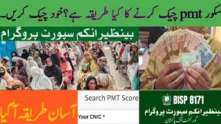 BISP PMT check online | 8171 PMT score check | BISP new PMT update | BISP new Qist | BISP Hot Talk