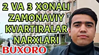 БУХАРА КВАРТИРЫ // ЭНГ ЗУР 2 ВА 3 ХОНАЛИ КВАРТИРА НАРХЛАРИ 15.12.2021