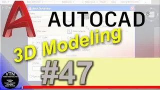 AutoCad 3d Modeling 47 ( Shell )