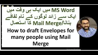 How to: MS Word Envelope Mail Merge