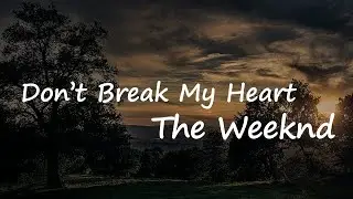 The Weeknd - Don't Break My Heart  Lyrics