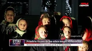 Primăria Vicovu de Sus aduce magia sărbătorilor: momente artistice speciale pe 26 și 27 decembrie