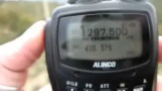 23 cm QSO IZ1MYT & IK1RAN 122Km 300mw Alinco DJ-G7E