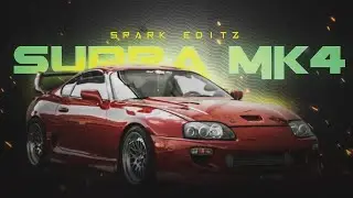 Supra MK4 Editz ||Alight Motion Editing|| Xml File + Present🔒|| Spark Editz || Total overdoze Audio