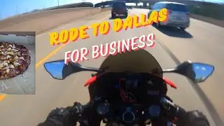 MotoVLOG In Dallas | Pizza Run