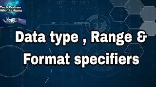 C programming Bangla Tutorial tech codism with farhana-- 11 : Data type , Range , Format Specifiers