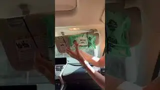 Лайфхак для автомамы. Салфетки всегда под рукой.