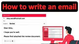 How to write an EMAIL in English 📧    Learn with Examples