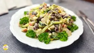 НОВЫЙ ВКУС Салата с КРАБОВЫМИ ПАЛОЧКАМИ!