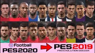 PES 2019 | PES 2020 Mega Facepack-4 For PES 2019.