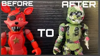 HOW TO MAKE A CUSTOM FNAF SCRAPTRAP FIGURE TUTORIAL [making scraptrap]