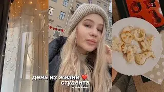 ДЕНЬ ИЗ ЖИЗНИ СТУДЕНТА/ продуктивность, дом и новый год