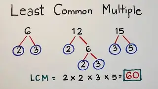 How to Find the Least Common Multiple of 3 Numbers? LCM of Numbers