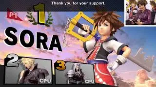 It's so beautiful!!!|Sora's Final Smash + Victory Pose in Smash Bros  Ultimate!