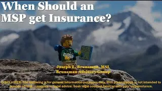When Should an MSP get Insurance?